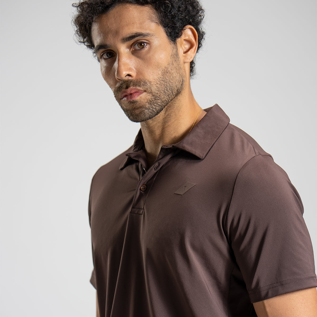 Brown Performance Polo