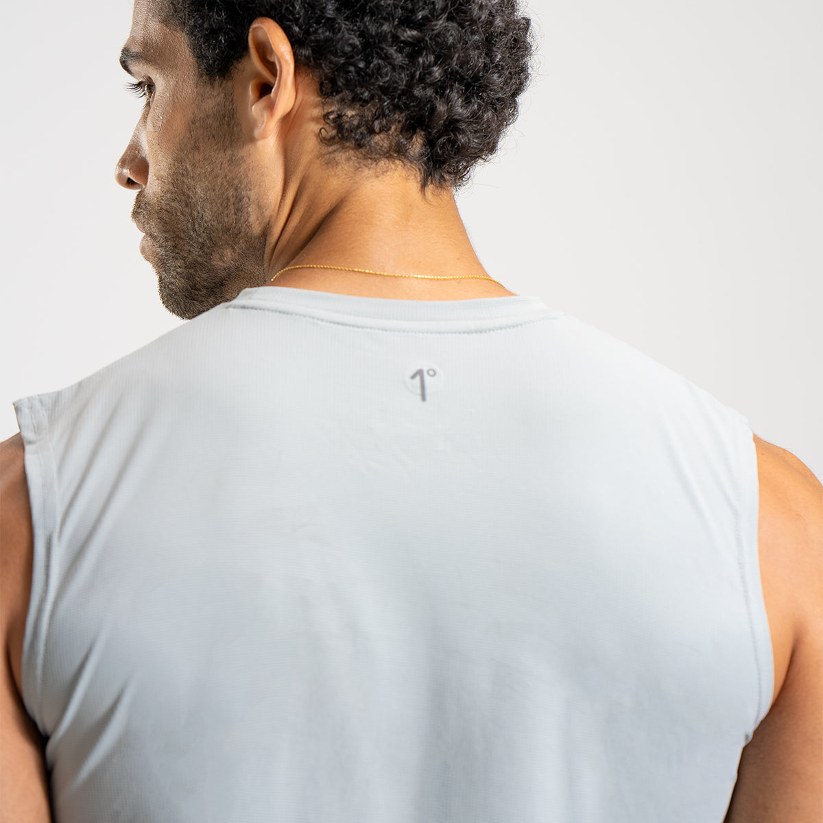 Grey Sleeveless Fitness Top