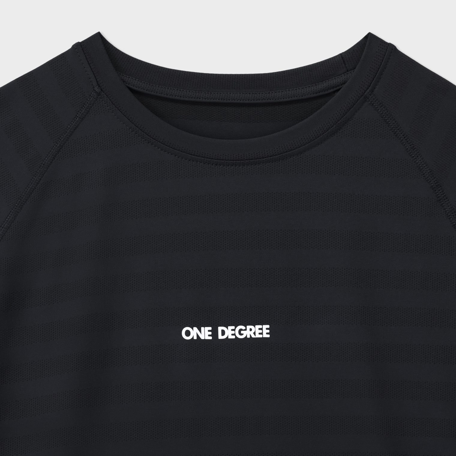 Black Shy Jacquard Mesh Tee