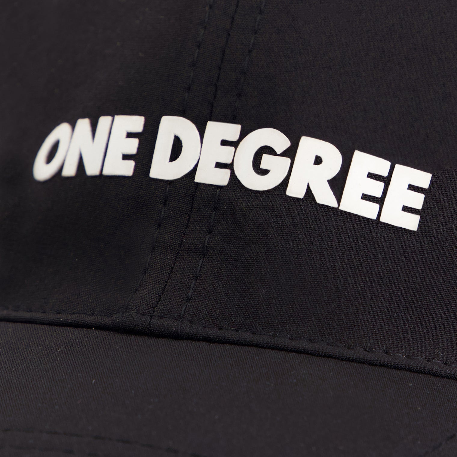 Black Micro Fabric Cap