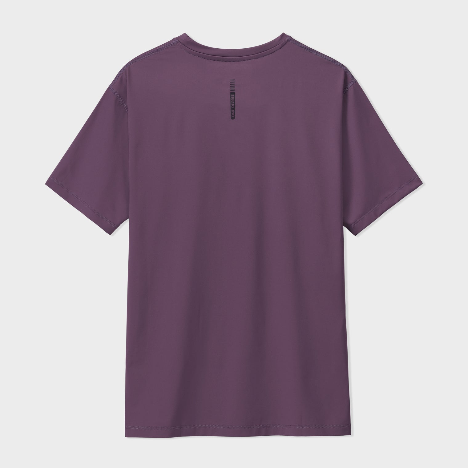 Purple Round Neck Interlock Tee