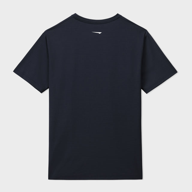 Navy Grill Mesh Tee