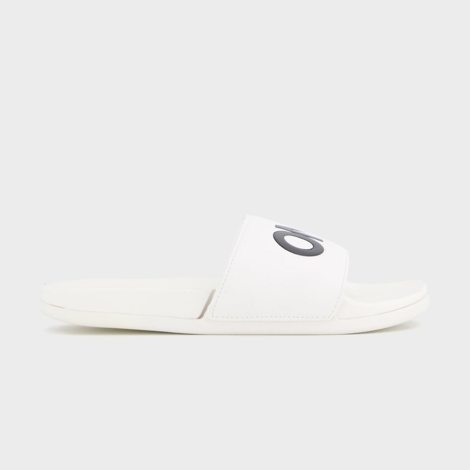 White & Black Air Flex Slides