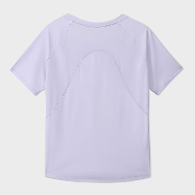 Purple V Neck Tee