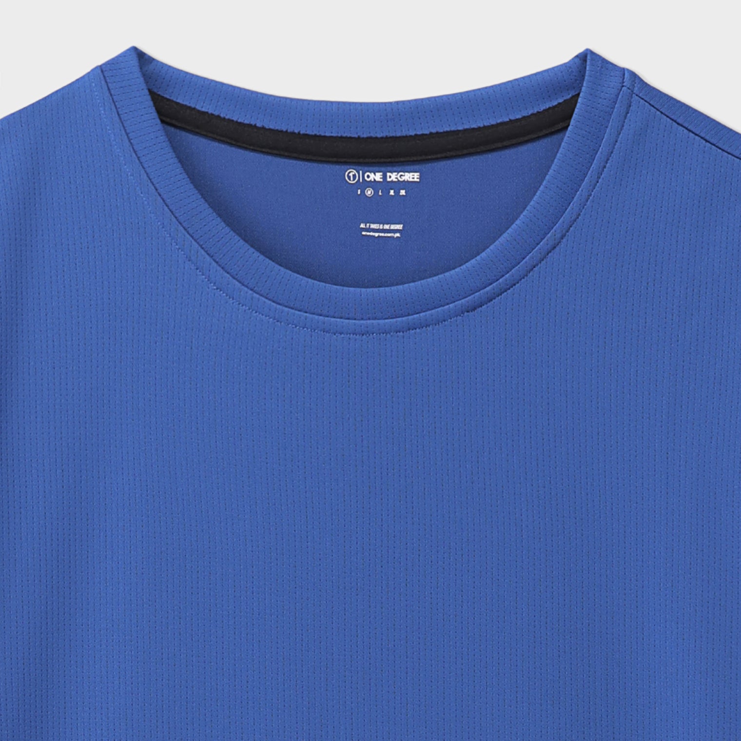 Blue Crew Neck Tee