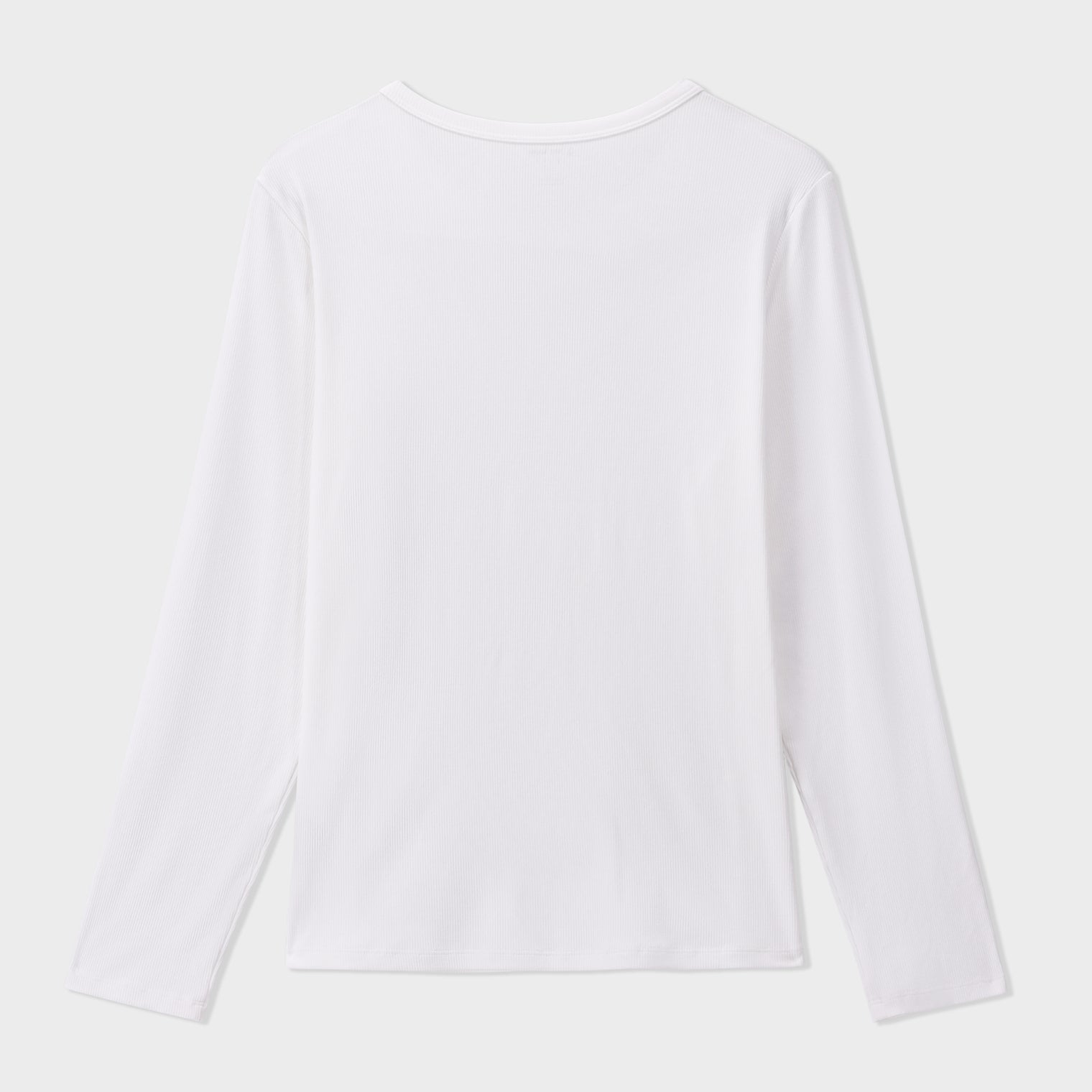 White Long Sleeve Tee