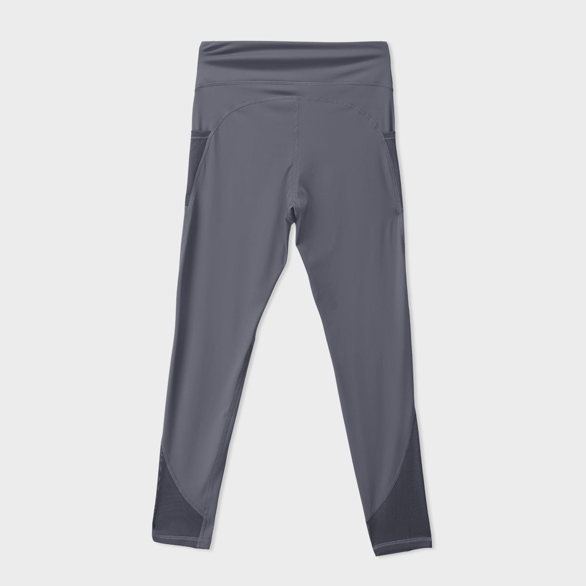 Grey Yoga Mesh Tights