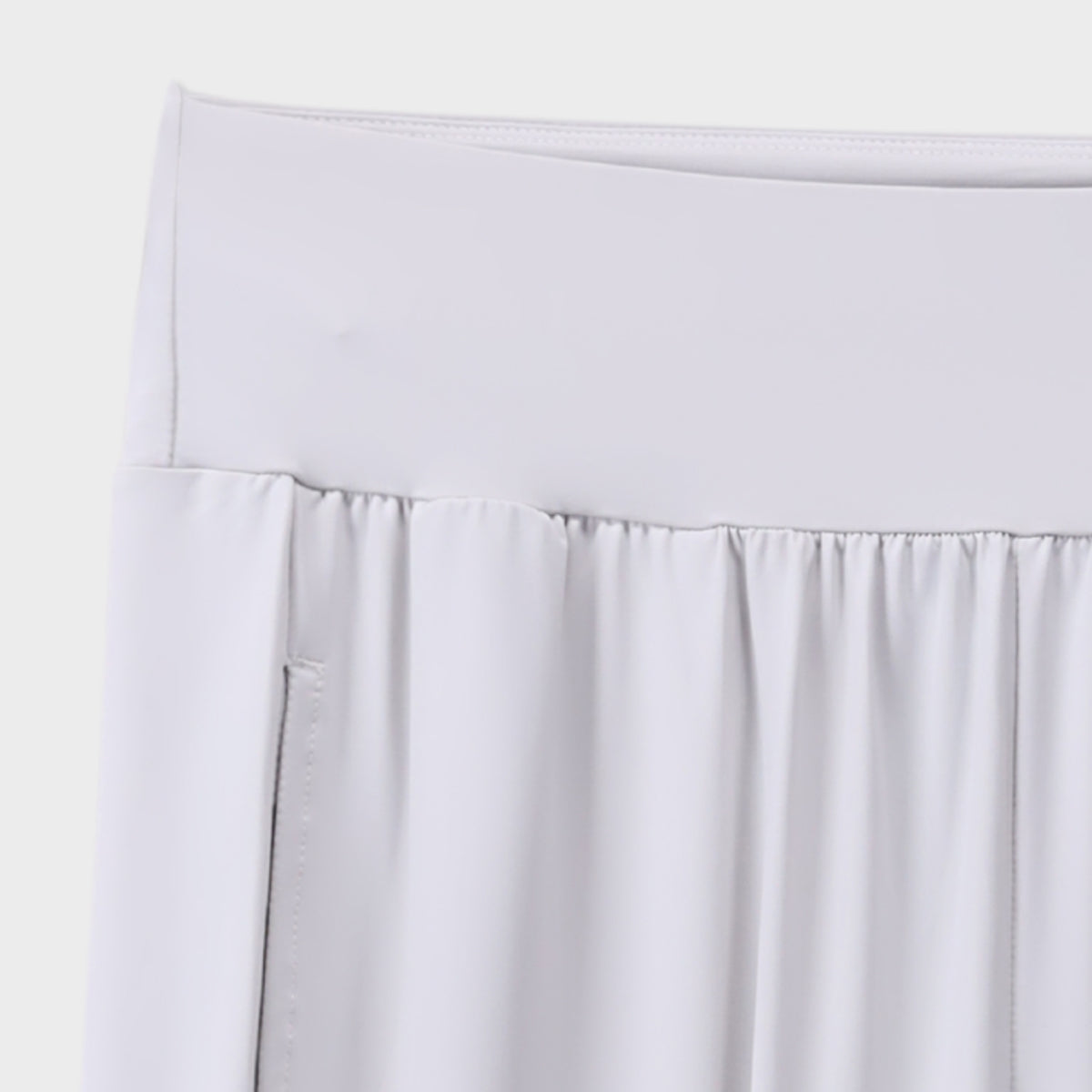 Grey Pleated Jog Trousers