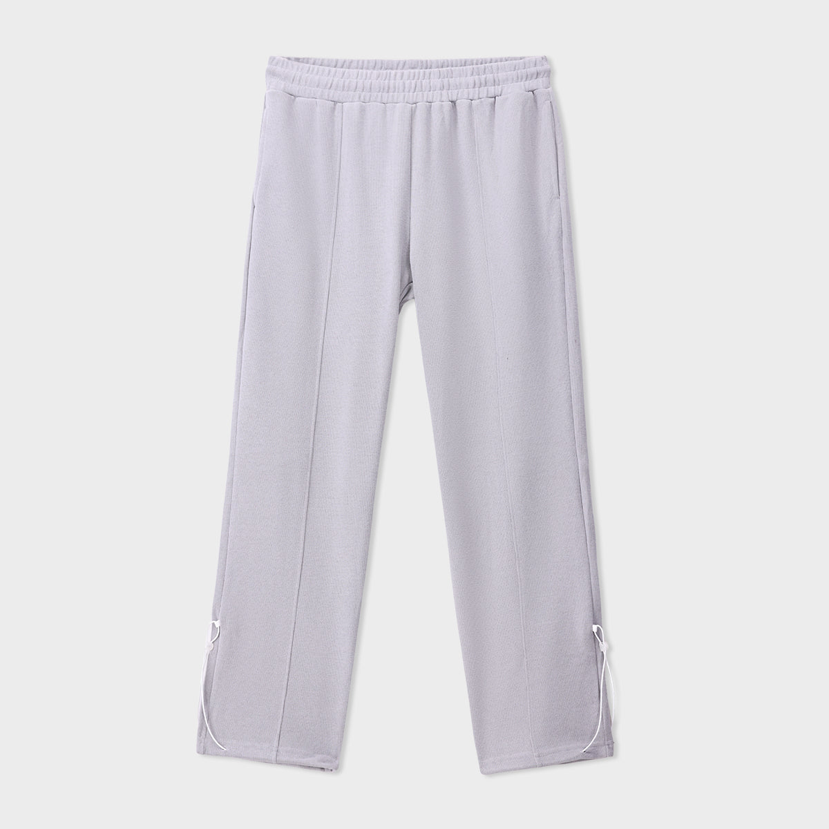 Grey Men Straight Trousers