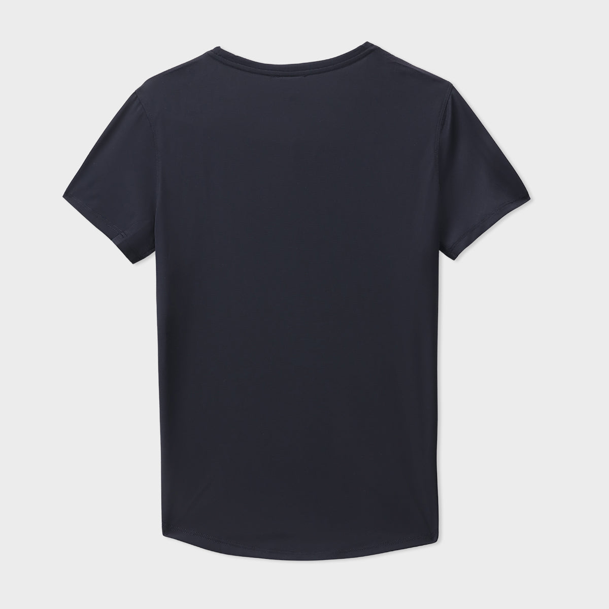 Black Lycra Short Sleeves Tee