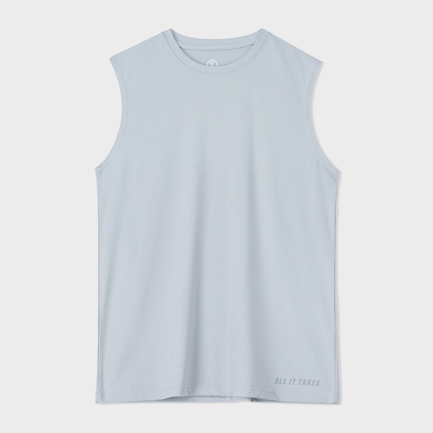 Grey Sleeveless Fitness Top