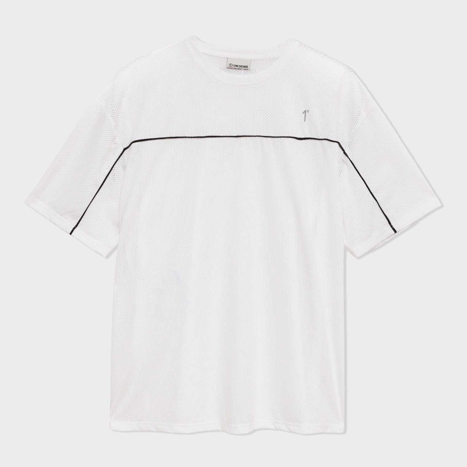 White Ultra light performance Mesh tee