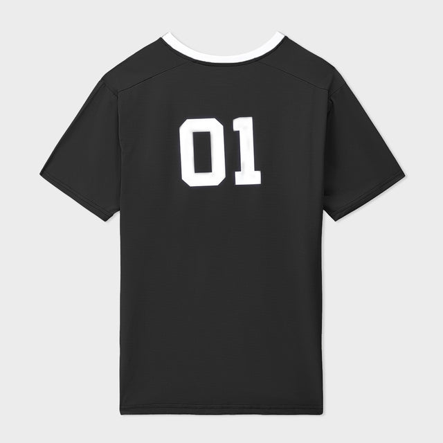 Black Dot Mesh Tee