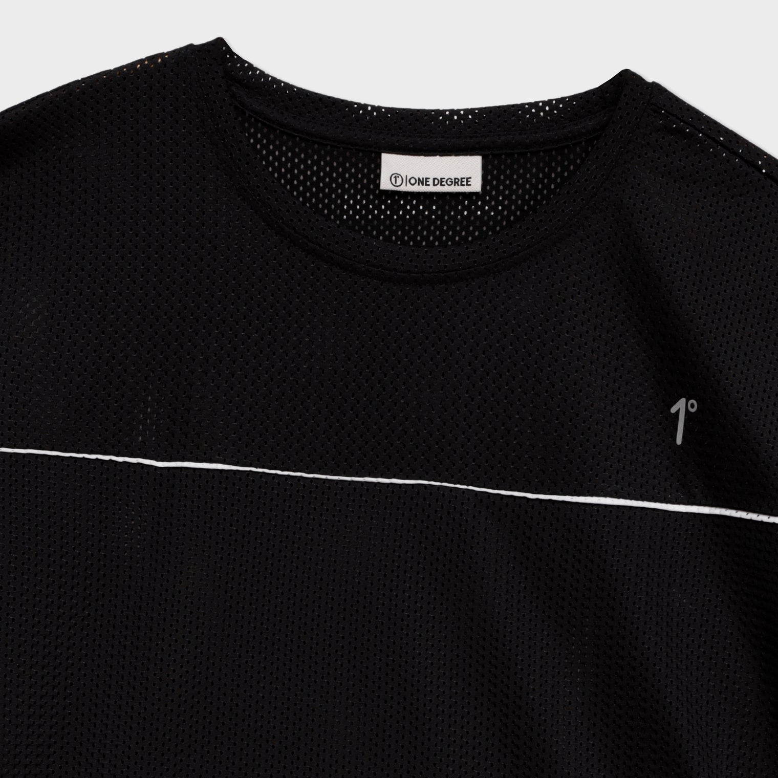 Black Ultra light performance Mesh tee