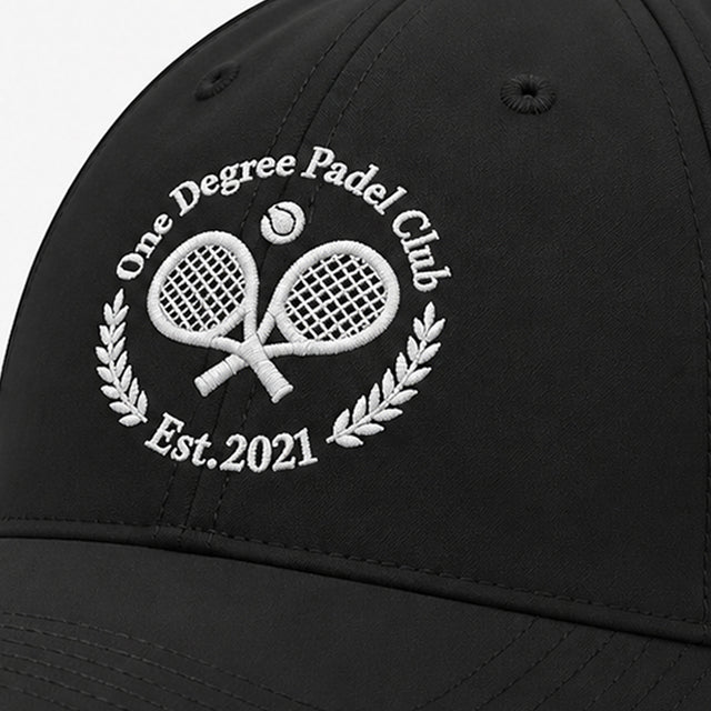 Black One Degree Padel Club Cap
