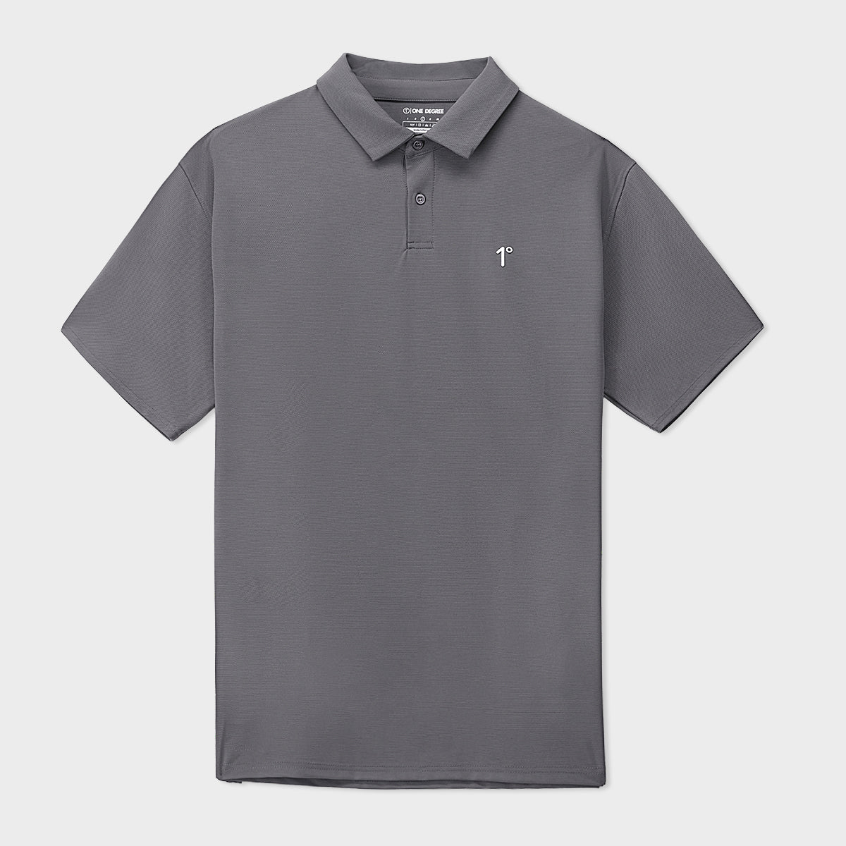 Grey Polo Pique