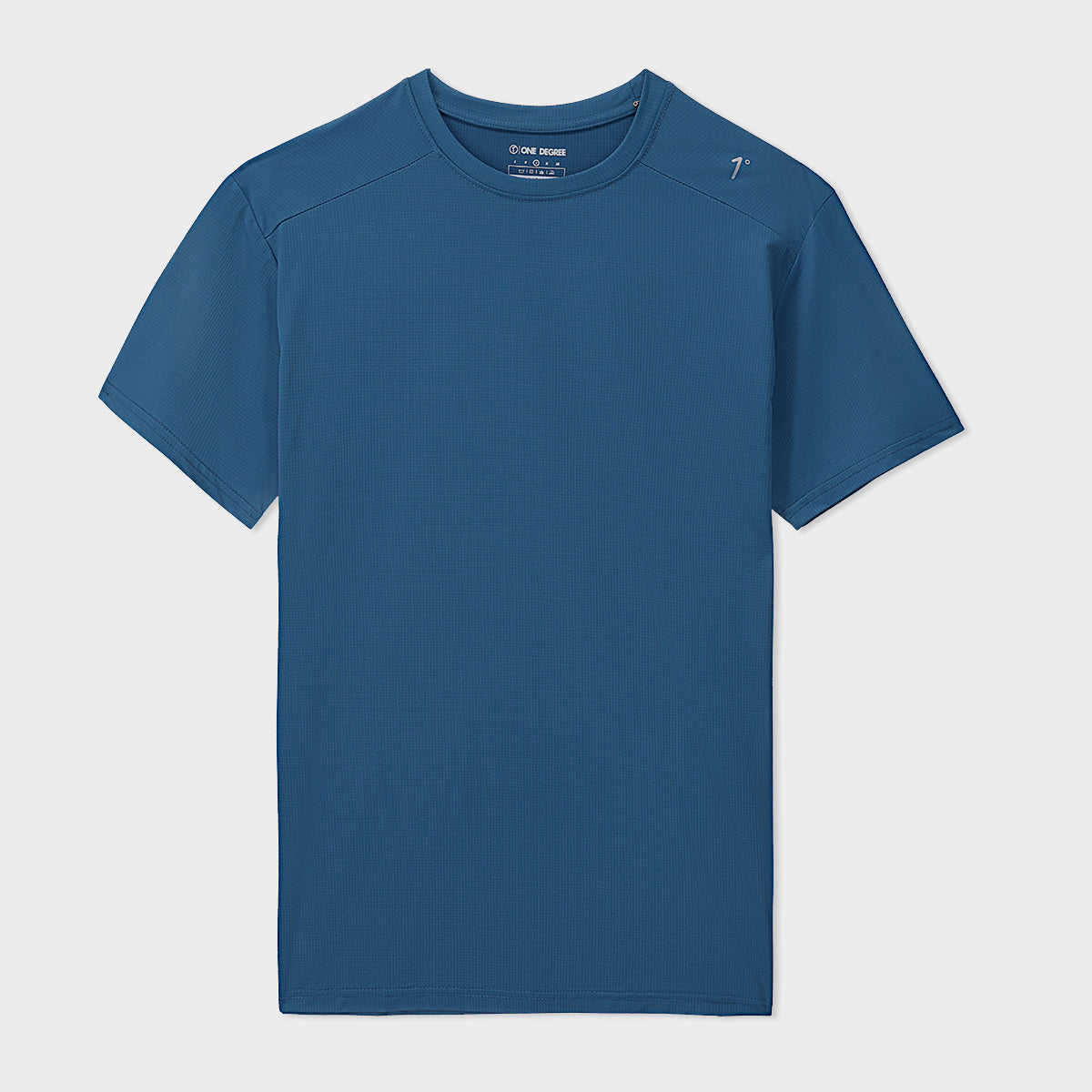 Teal Square Mesh Tee