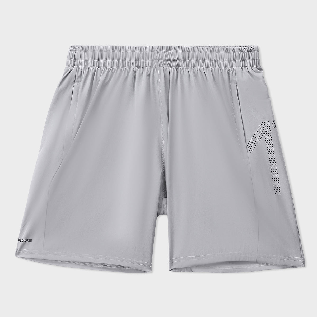 Silver Grey Nylon Lazer Short