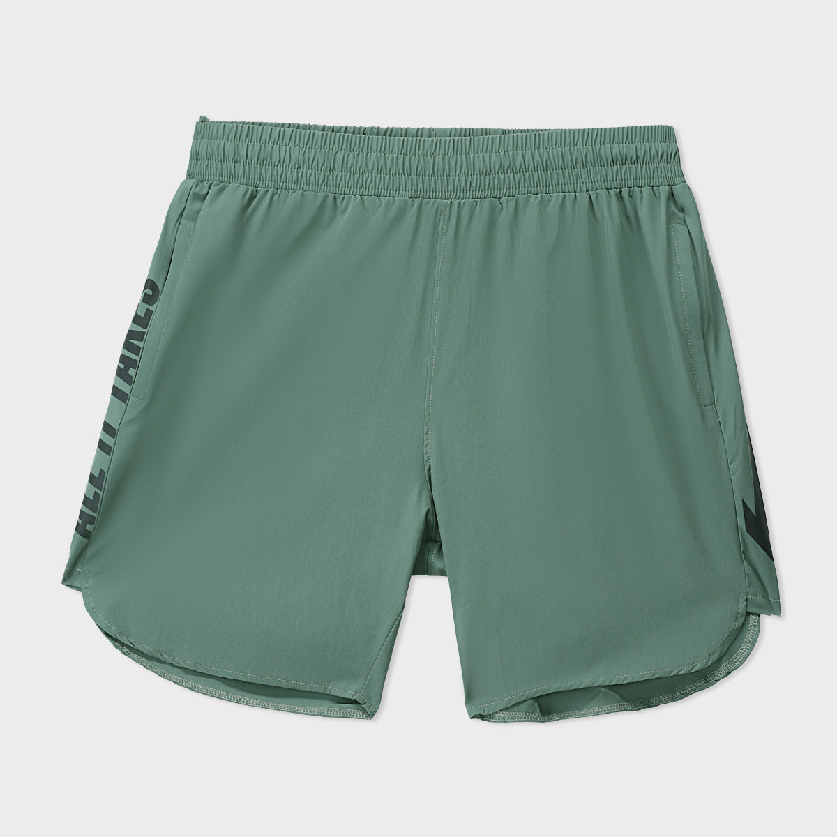 Green Nylon Stretch Short