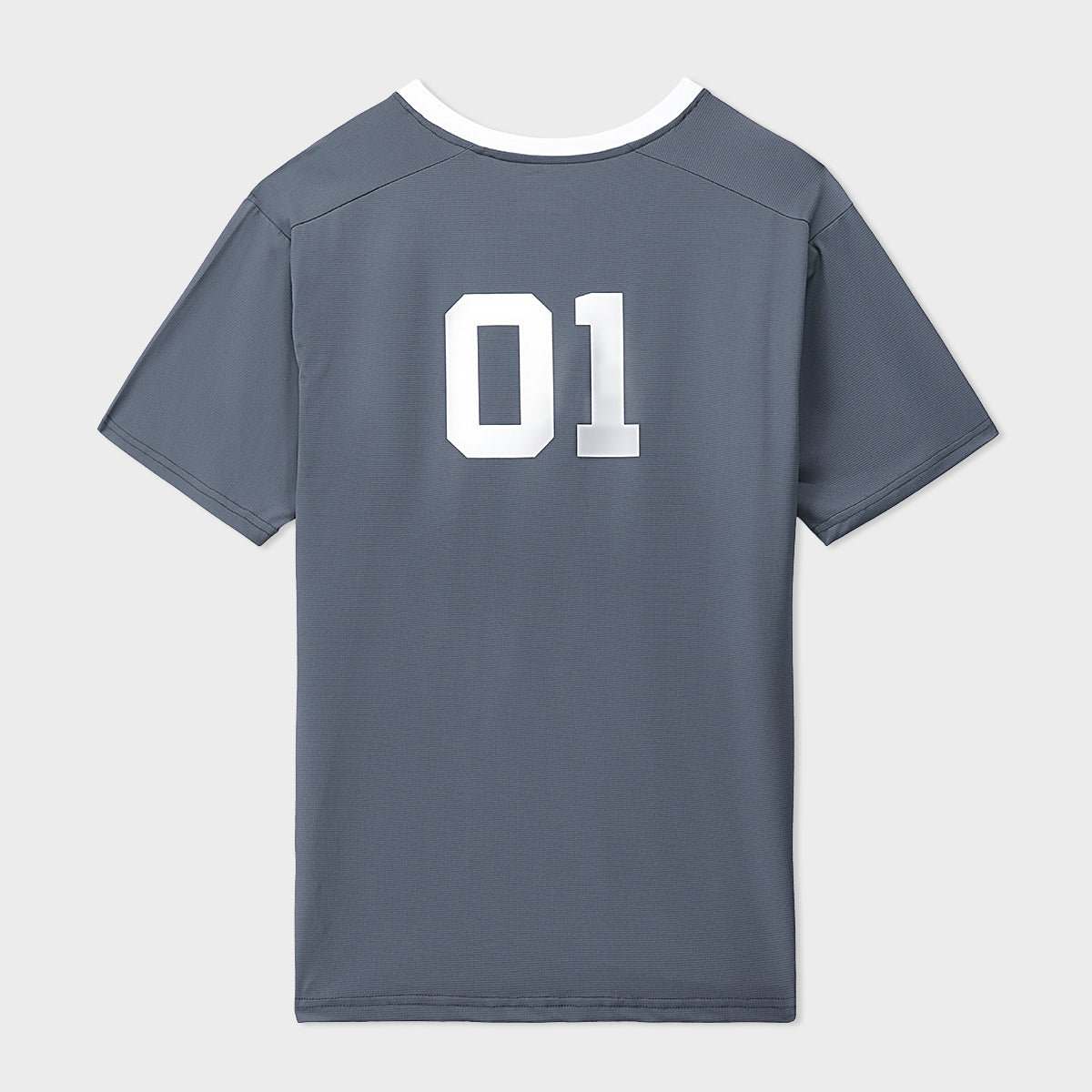 Grey Dot Mesh Tee