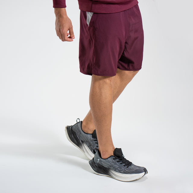 Maroon Active Stretch Shorts