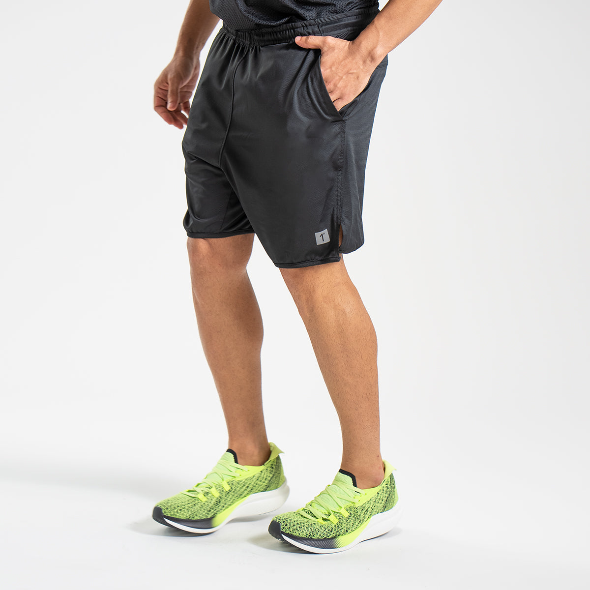 Black Active Stretch Shorts