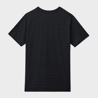 Black Shy Jacquard Mesh Tee
