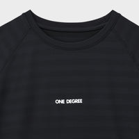 Black Shy Jacquard Mesh Tee