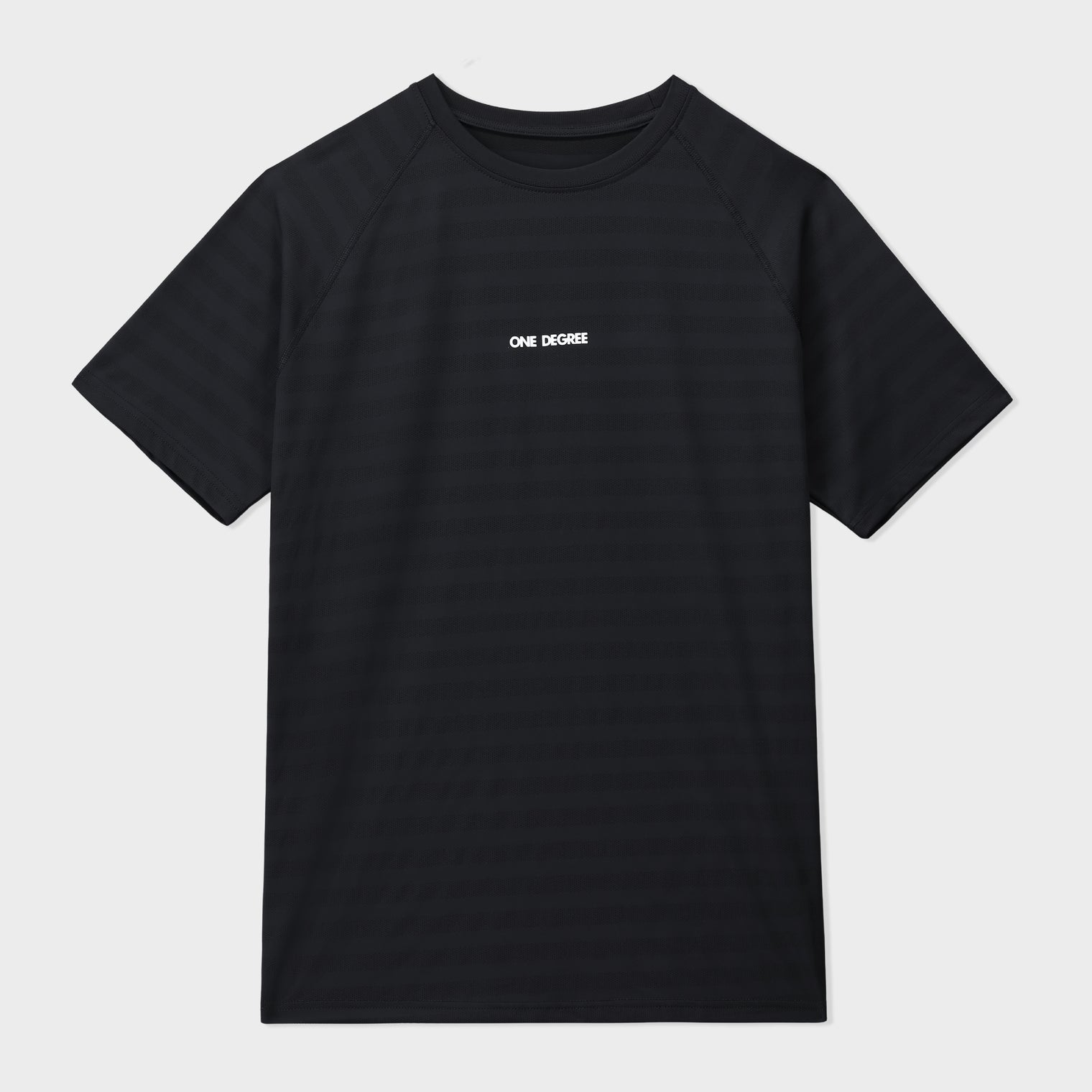 Black Shy Jacquard Mesh Tee