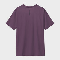 Purple Round Neck Interlock Tee
