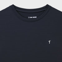 Navy Grill Mesh Tee