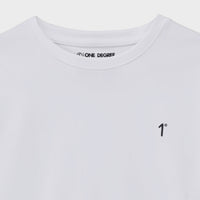 White Interlock Tee