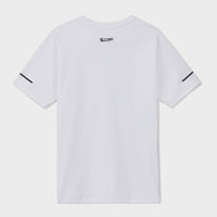 White Interlock Tee