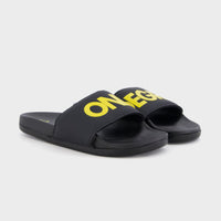 Black & Golden Air Flex Slides