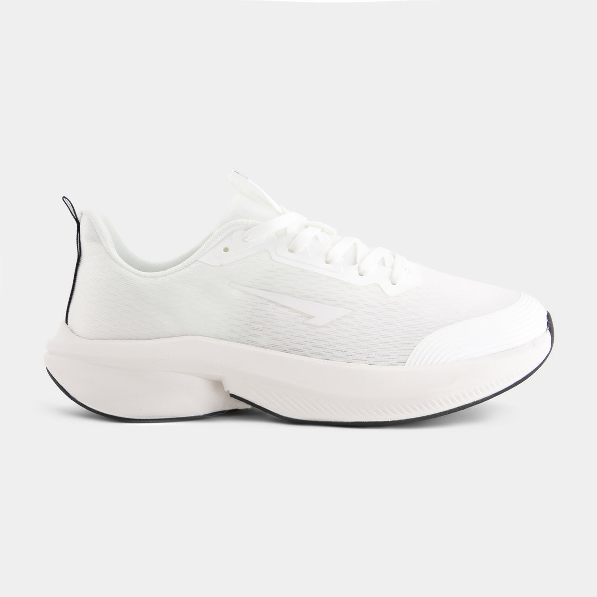 White Gravity Force Running Shoes