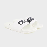 White & Black Air Flex Slides