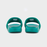 Green & White Air Flex Slides