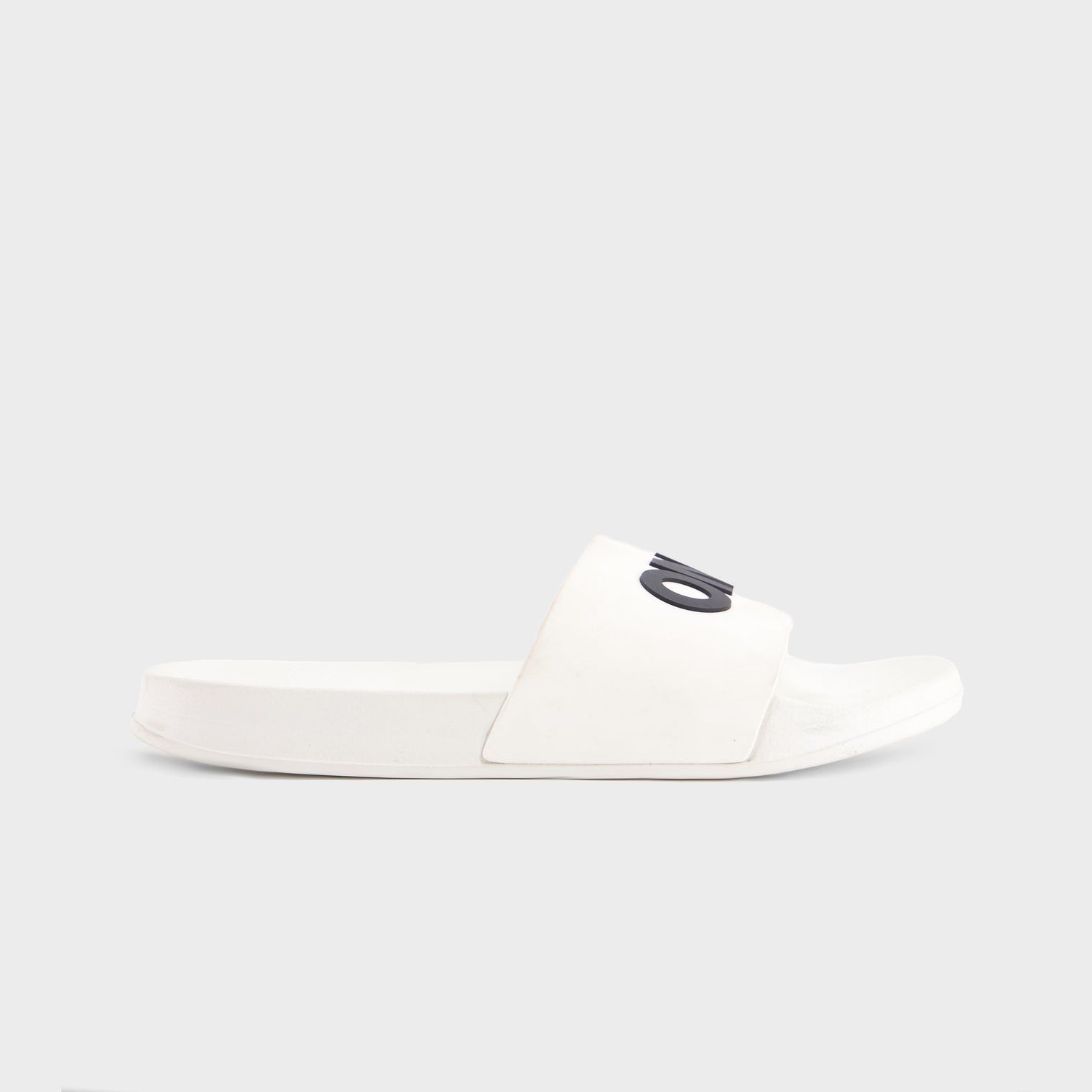 White & Black Air Flex Slides