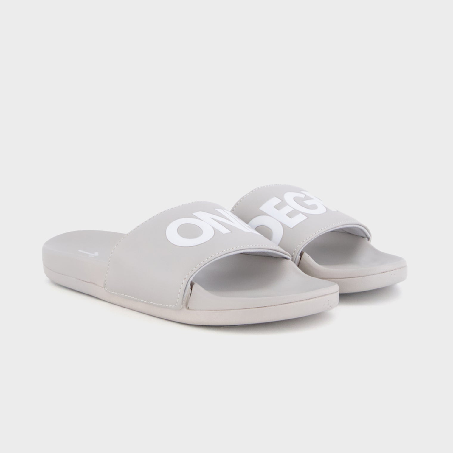 White & Grey Air Flex Slides