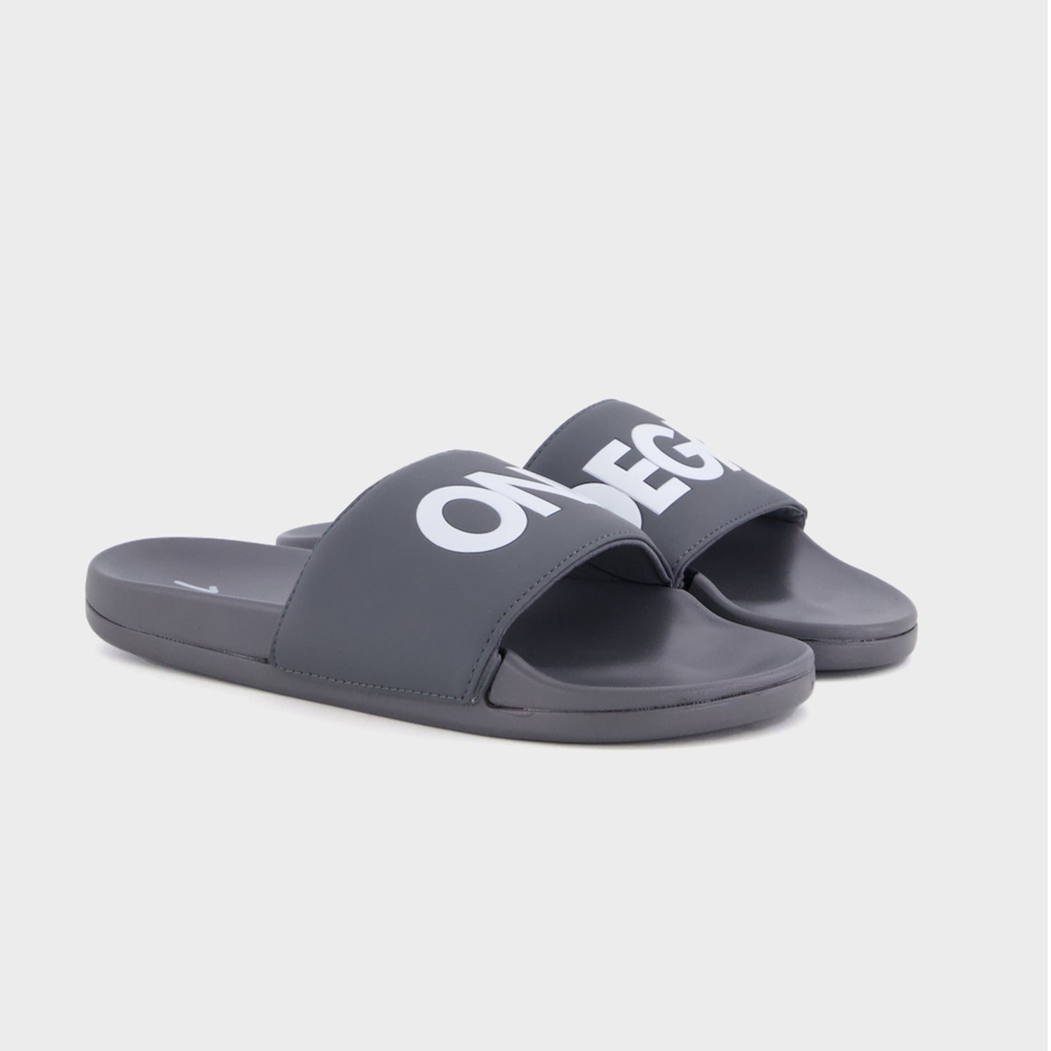 White & Grey Air Flex Slides