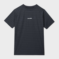 Dark Grey Shy Jacquard Mesh Tee