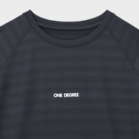 Dark Grey Shy Jacquard Mesh Tee