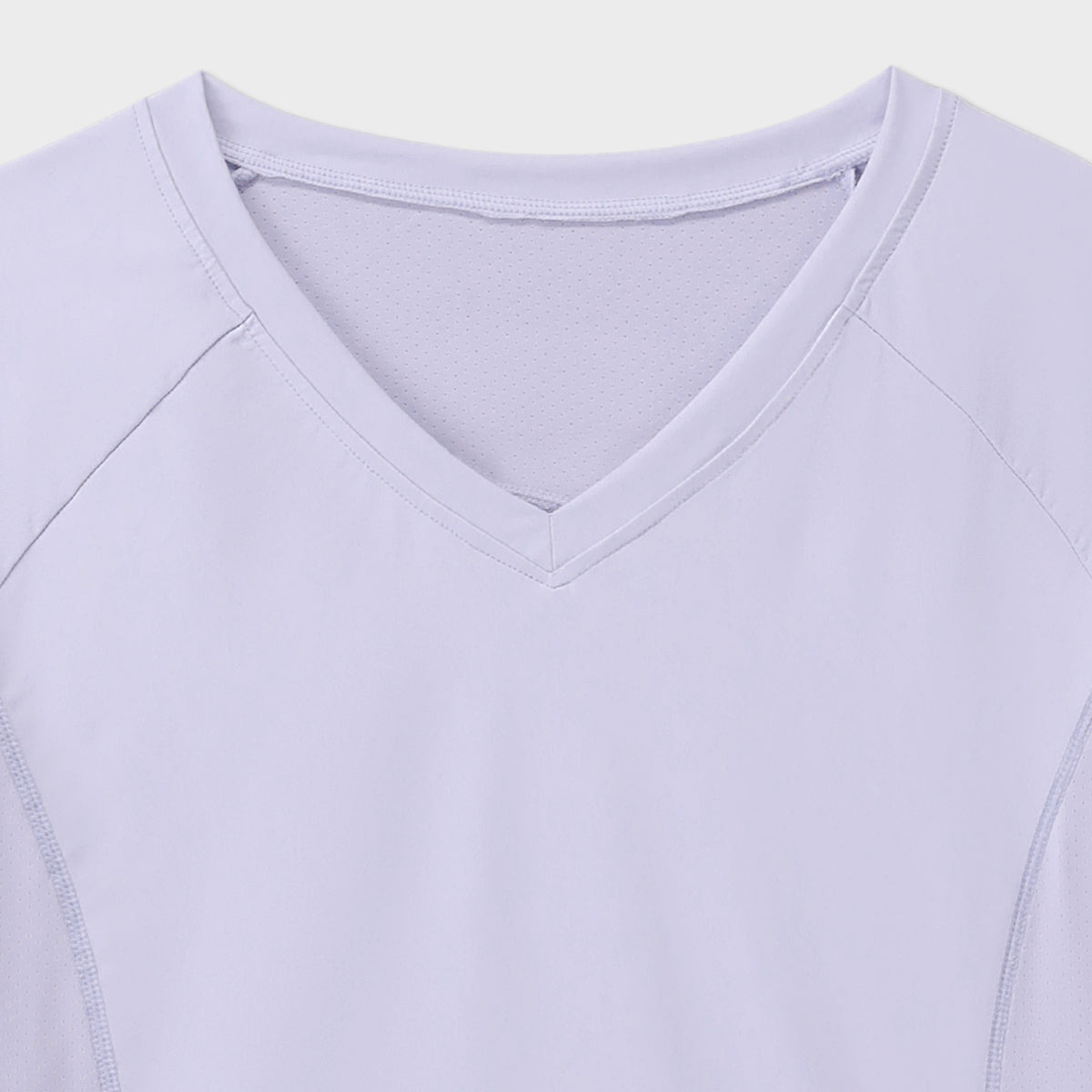 Purple V Neck Tee