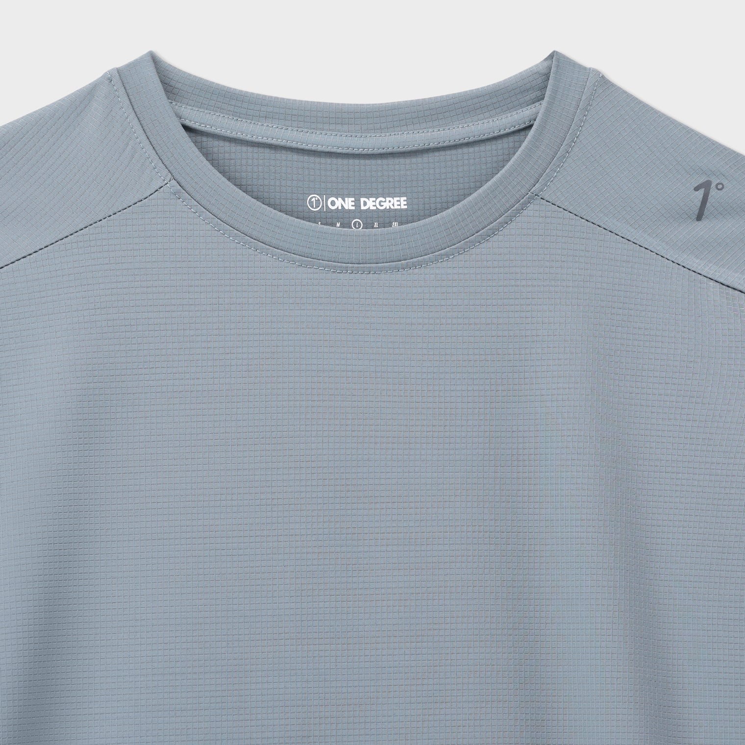 Silver Square Mesh Tee