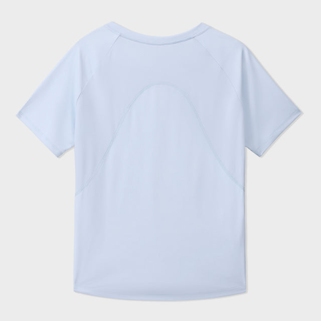 Blue V Neck Tee