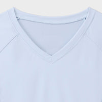 Blue V Neck Tee