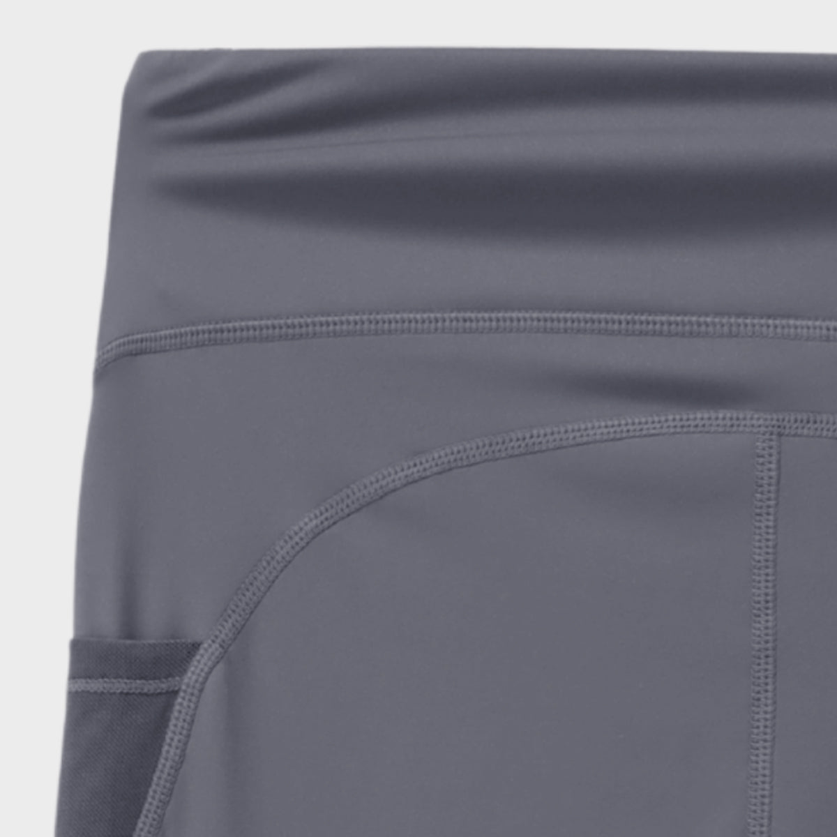 Grey Yoga Mesh Tights