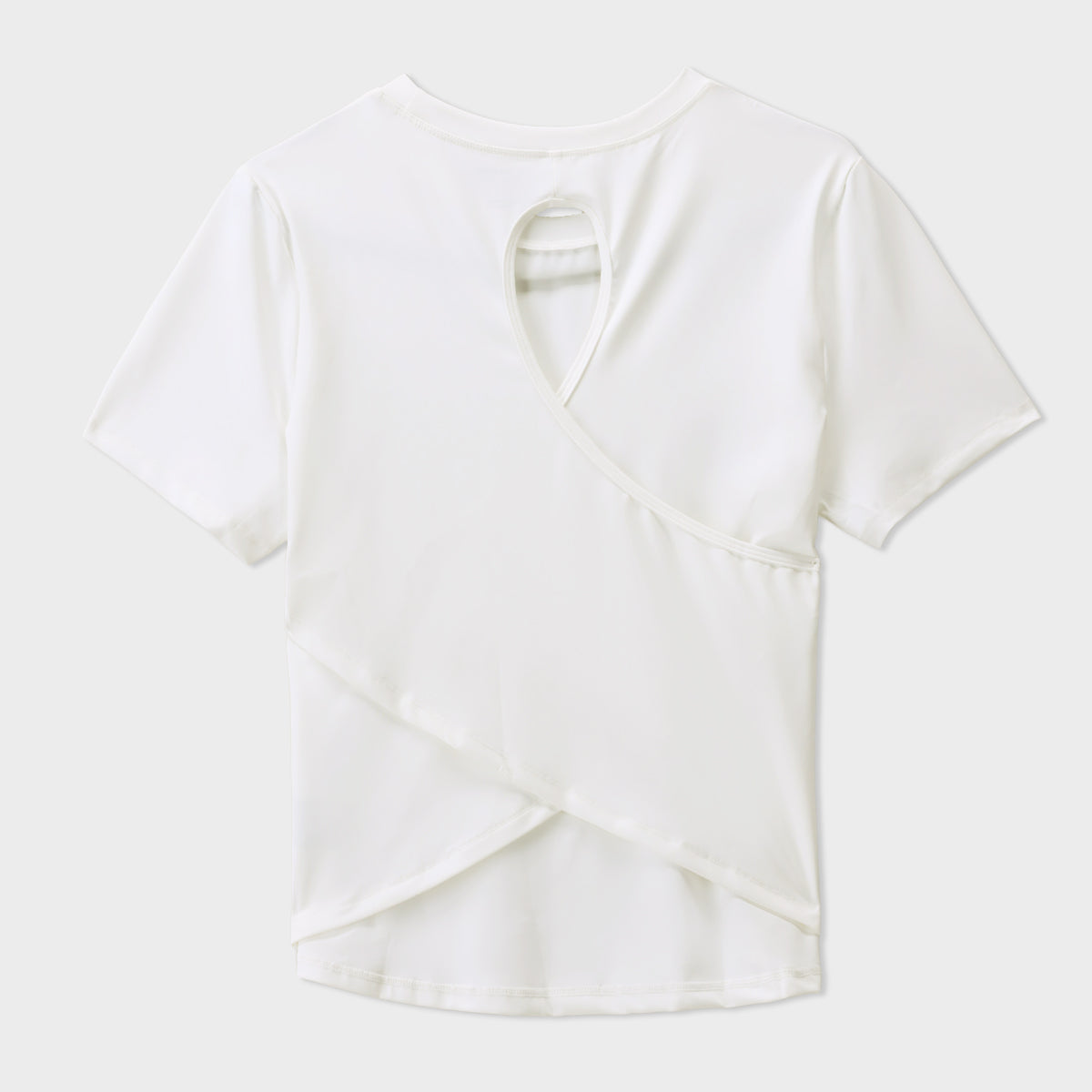 White Regular Short Sleeves Tee