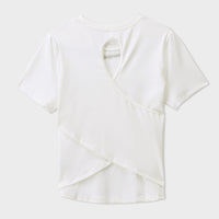 White Regular Short Sleeves Tee