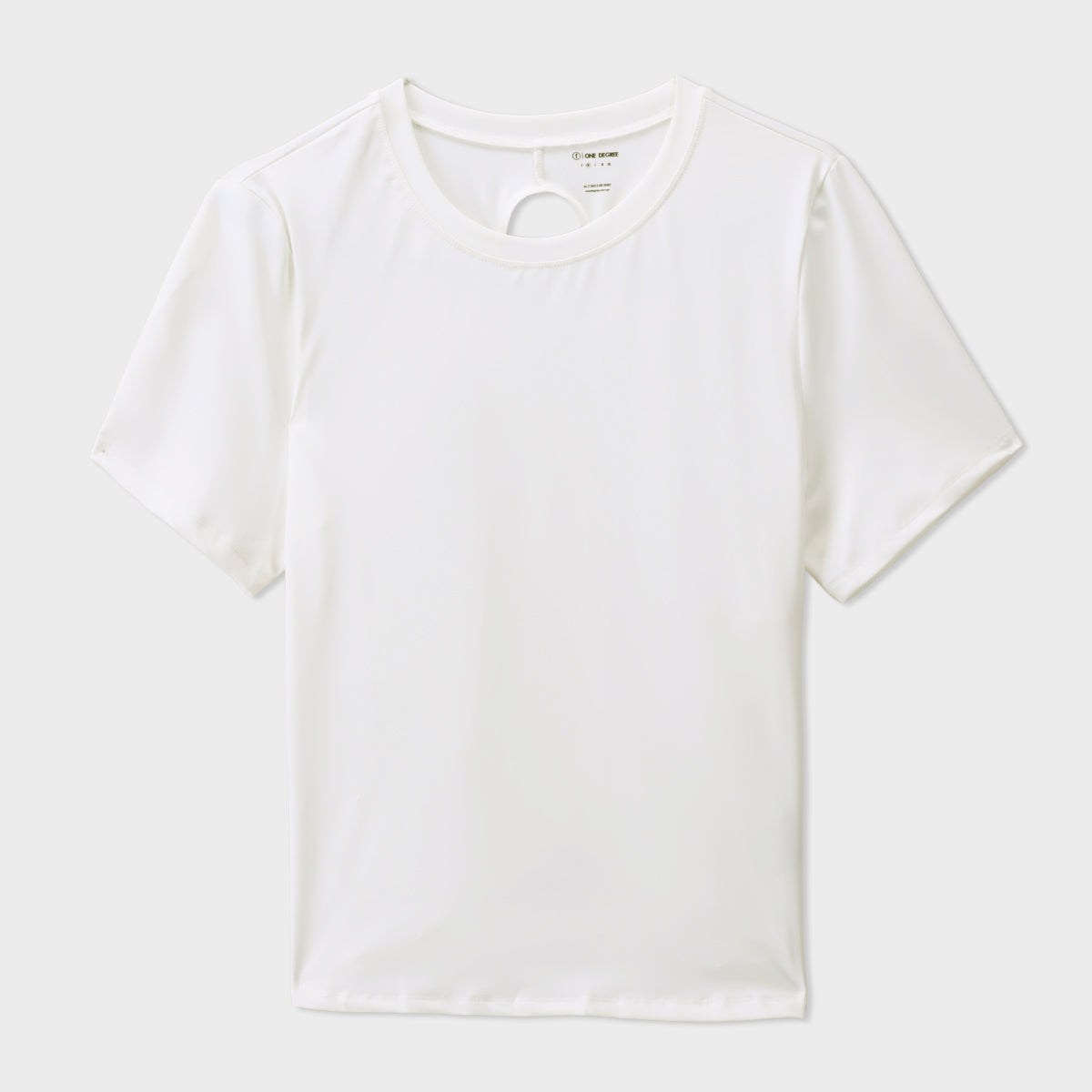 White Regular Short Sleeves Tee